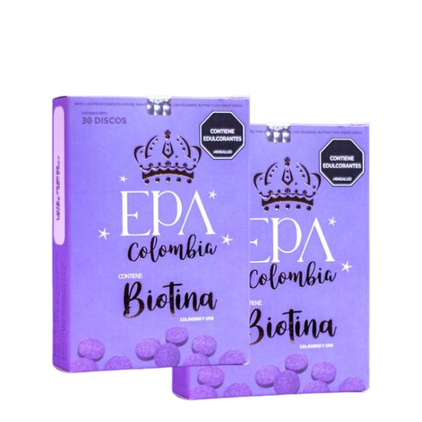 Biotina en Capsula | 2 Cajas de 30 Capsulas